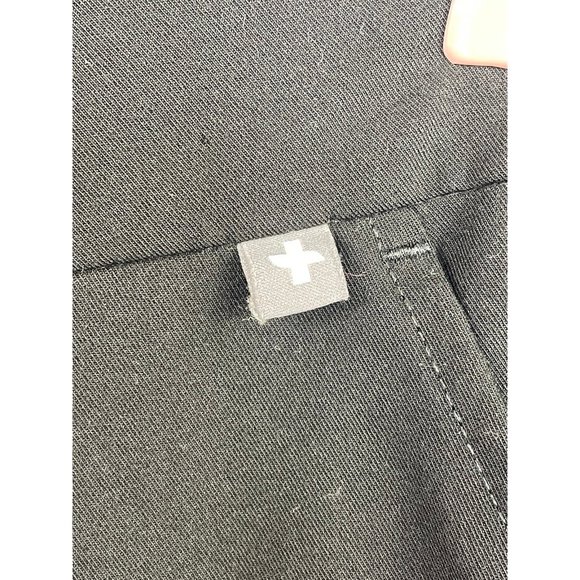 FIGS Satura Seamed Front High Waist Scrub Pants Trouser Black Small - Picture 2 of 6